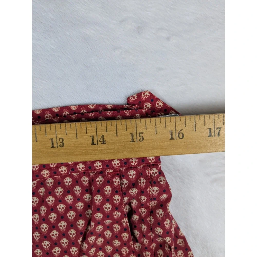 NWOT Alexander McQueen Skull Print‎ Swim Trunks Mens L Red Made in Italy Shorts